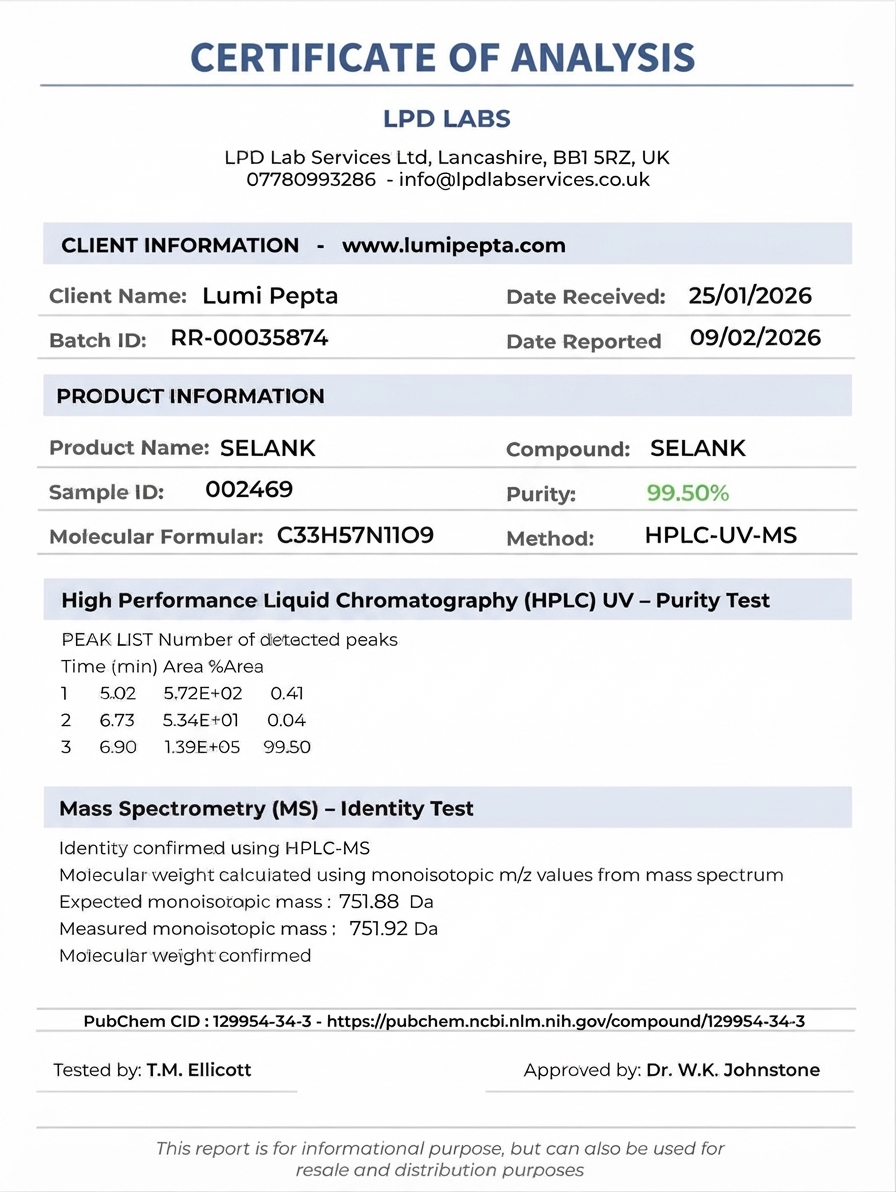 SELANK | Anxiolytic and Nootropic Peptide - Image 2